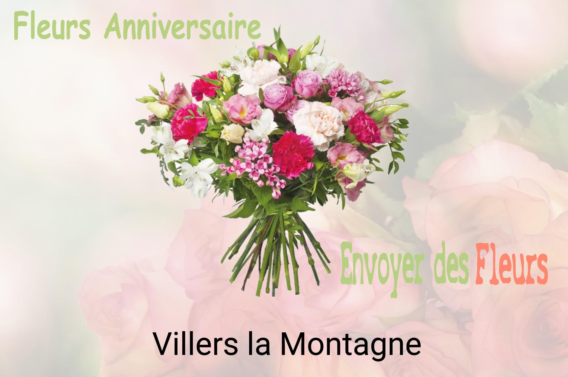Bouquet de fleurs d’anniversaire livré à Villers-la-Montagne