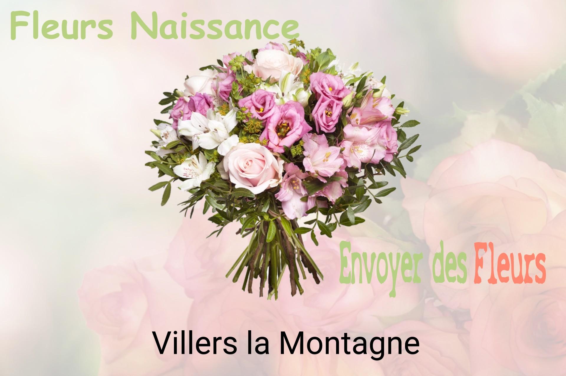 Bouquet de fleurs de naissance livré à Villers-la-Montagne