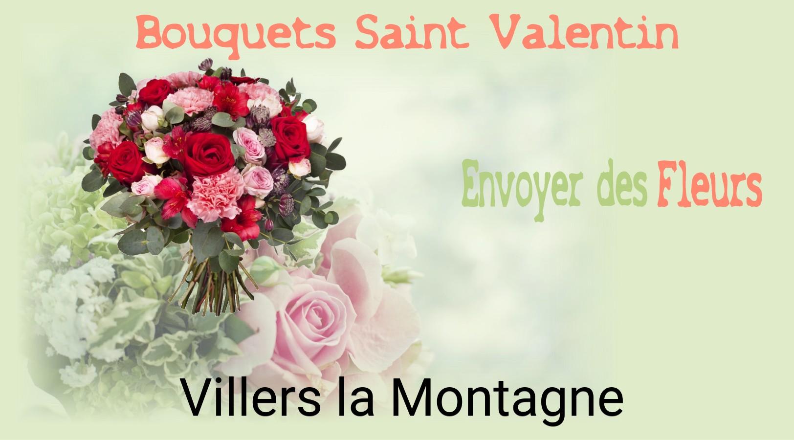 Roses de Saint-Valentin livrées à Villers-la-Montagne